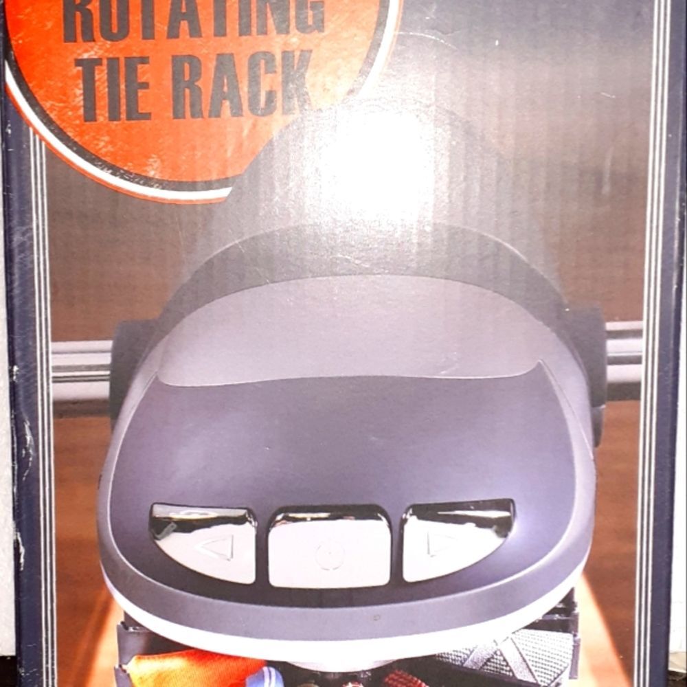 Motorized Rotating Tie Rack